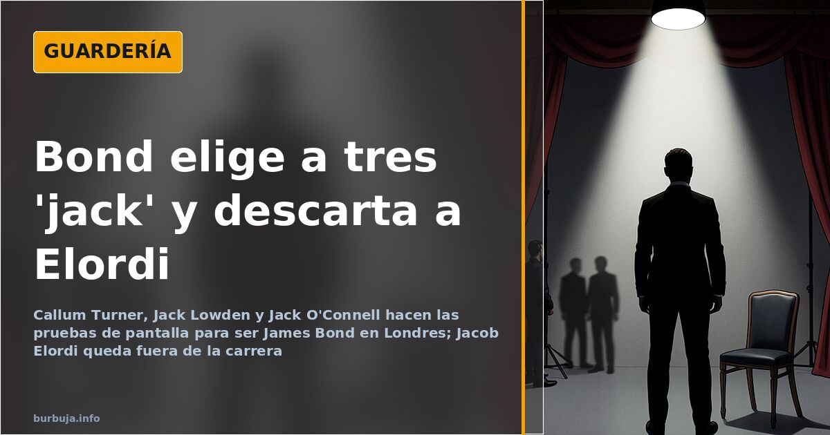 James Bond: tres finalistas y Elordi fuera del casting
