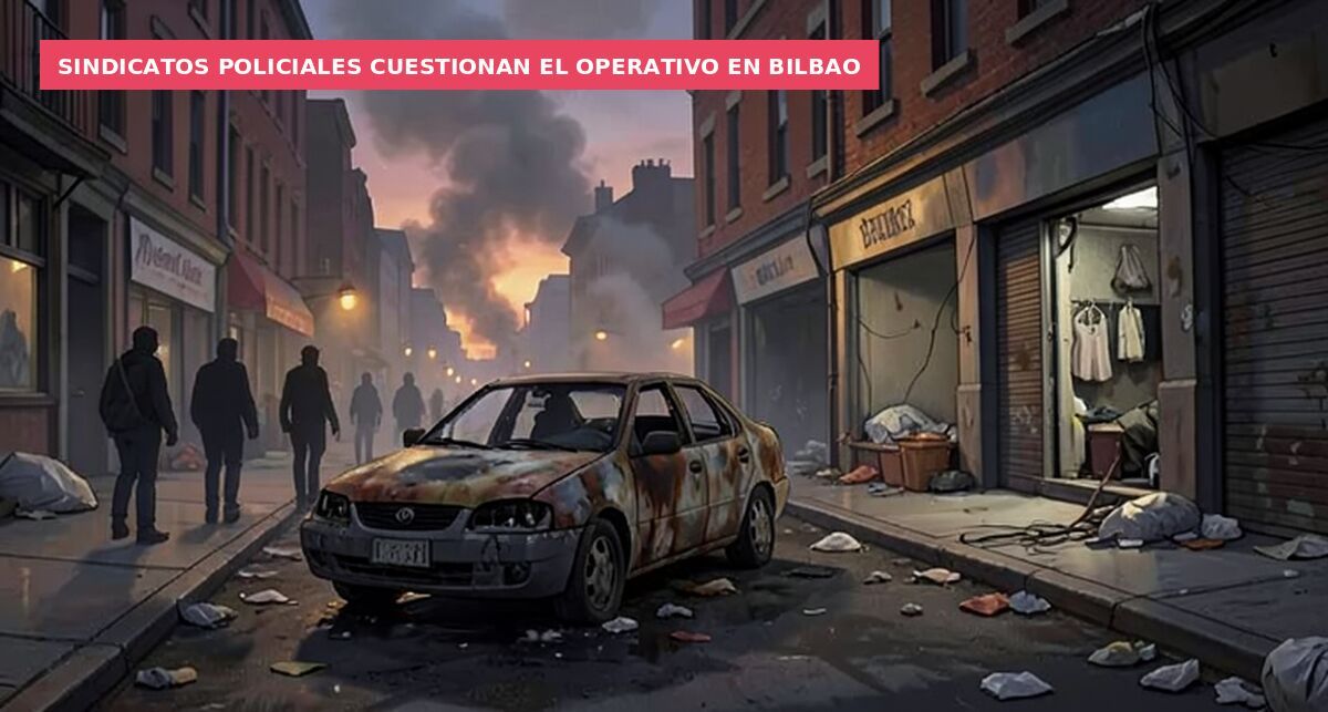 Sindicatos policiales cuestionan el operativo en Bilbao