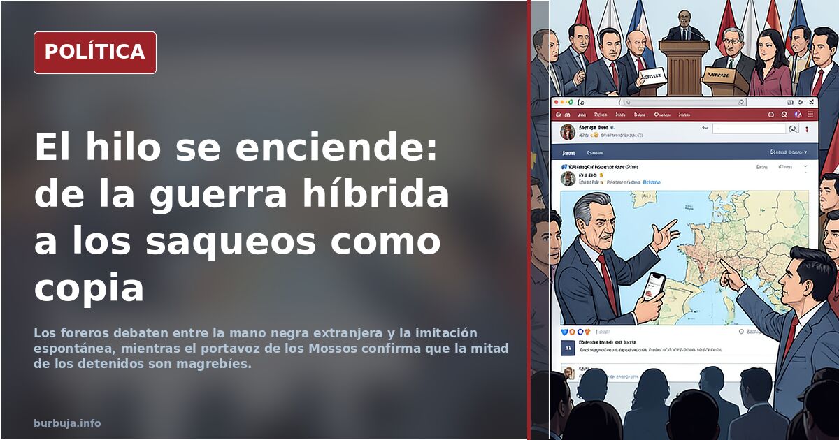 LLEGA el CAOS y SAQUEOS a BARCELONA ¿QUIÉN PROMUEVE y SE BENEFICIA de los DISTURBIOS?