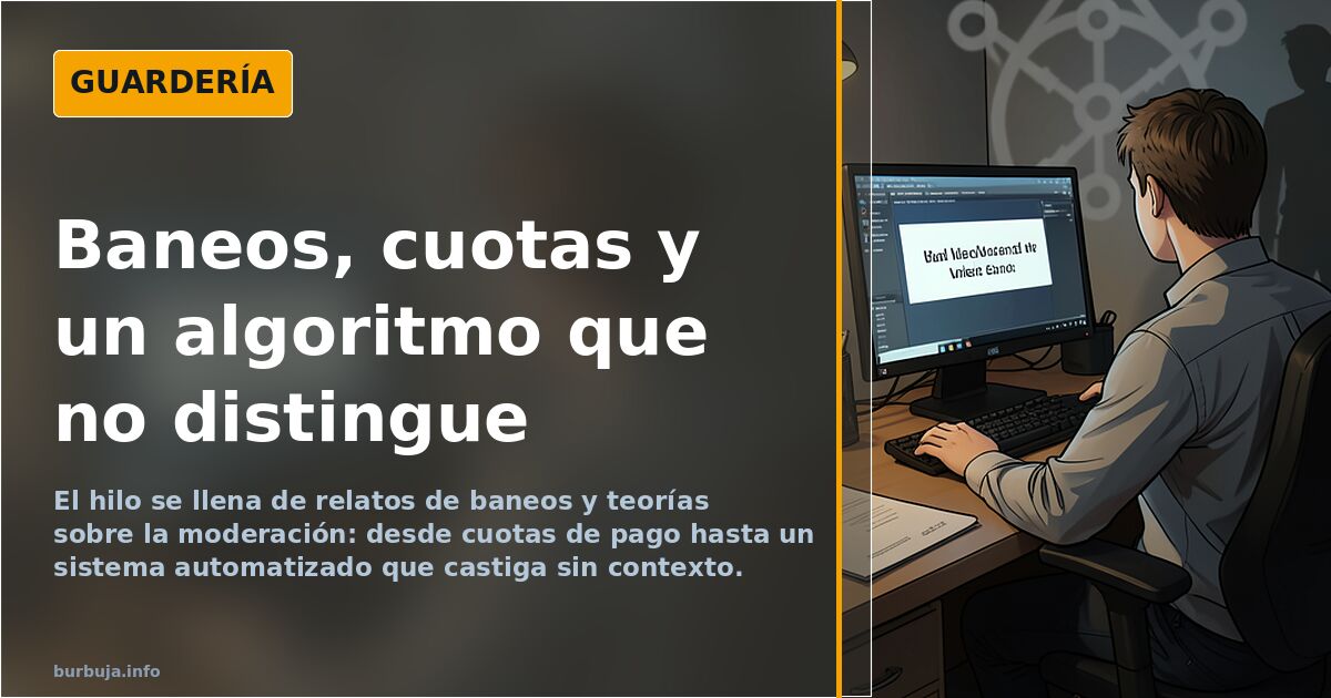 Baneos, cuotas y un algoritmo que no distingue