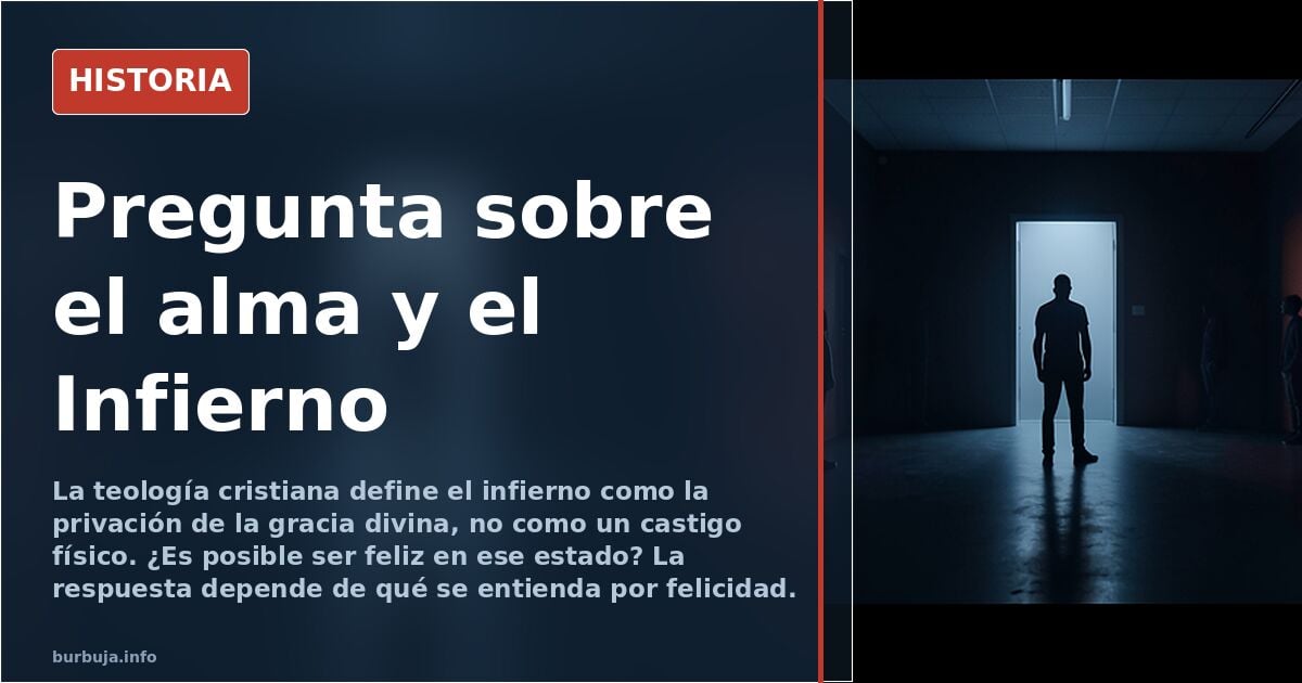 Pregunta sobre el alma y el Infierno