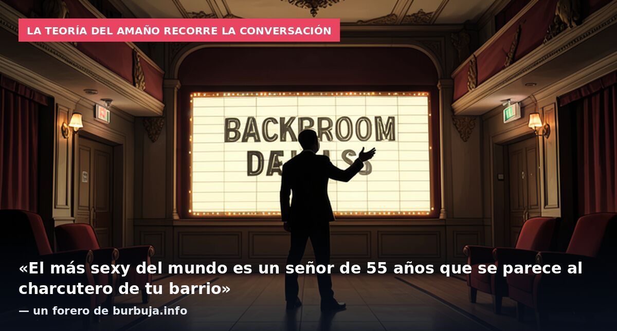 La teoría del amaño recorre la conversación: «El más sexy del mundo es un señor de 55 años que se parece al charcutero de tu barrio» — un forero de burbuja.info
