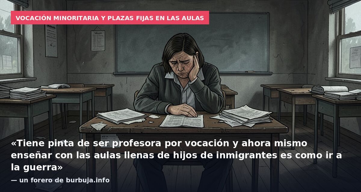 Una profesora se queja de los nuevos alumnos: ¿qué está pasando?