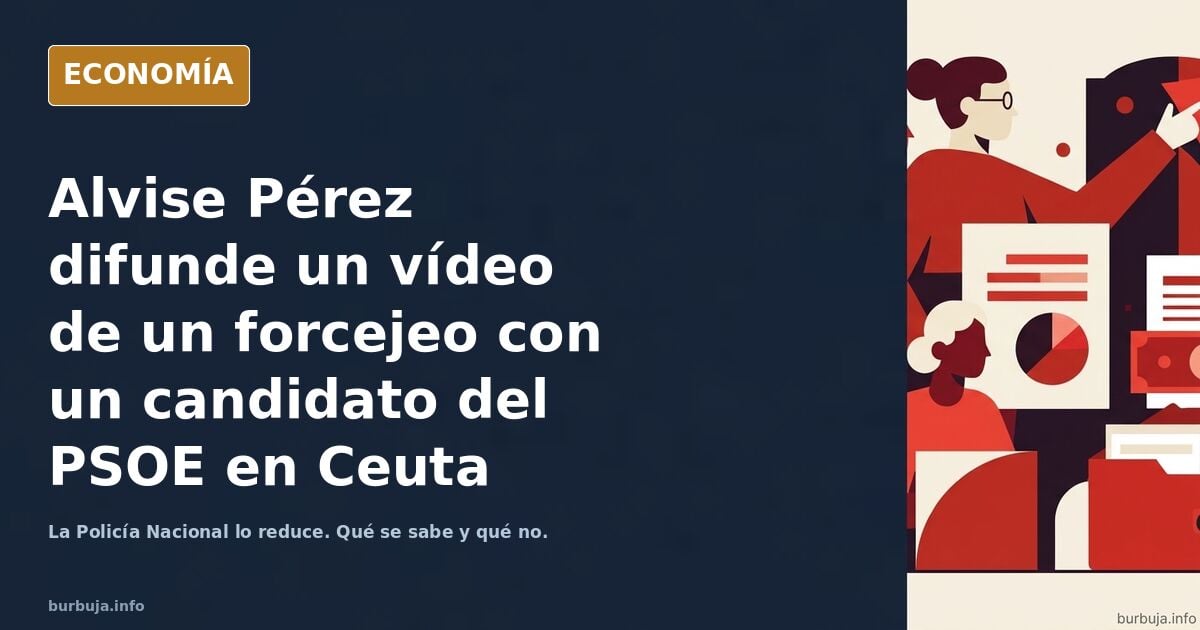 Alvise denuncia al agitador de Ceuta que trabaja para el PSOE