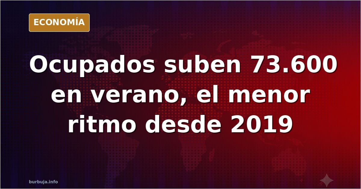 Los ocupados suben al menor ritmo desde 2019 pese al dopaje de la regularización de inmigrantes
