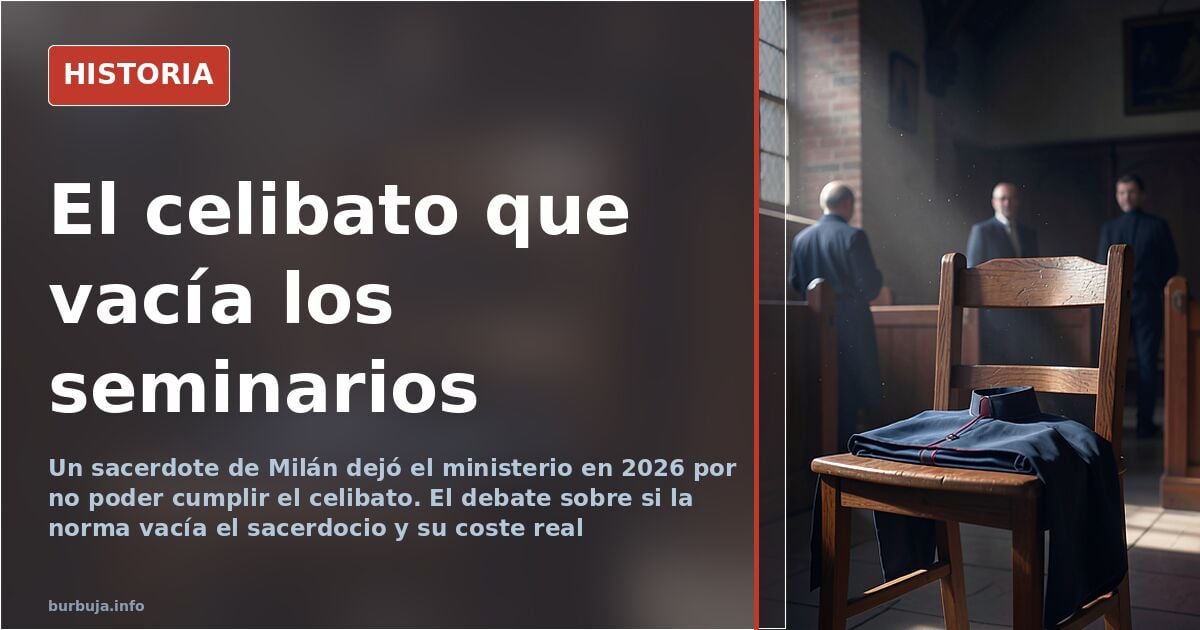 El celibato obligatorio y los curas que renuncian a servir