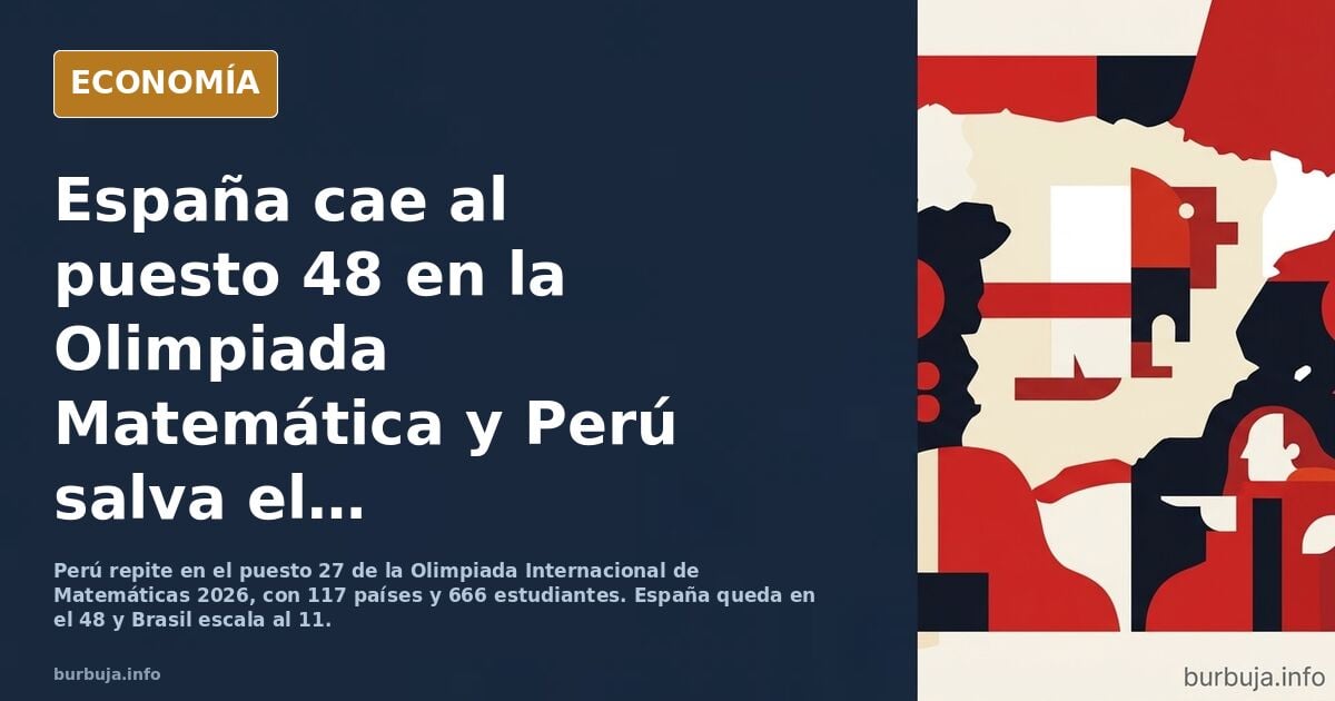 117 equipos, 30 puestos de élite y un solo país hispanohablante: ¿qué está pasando con las matemáticas? Desastre total España