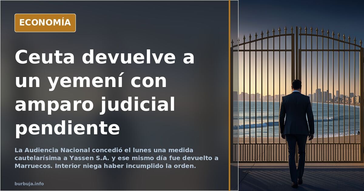 Personas refugiadas de Ceuta son devueltas a Marruecos sin que la Audiencia Nacional resuelva sus expedientes >:(