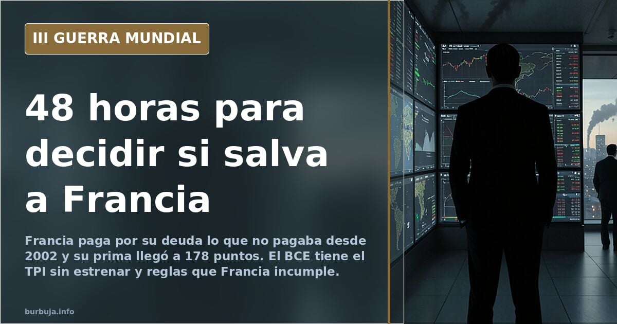 El BCE afronta el rescate de Francia con el TPI que nunca ha usado