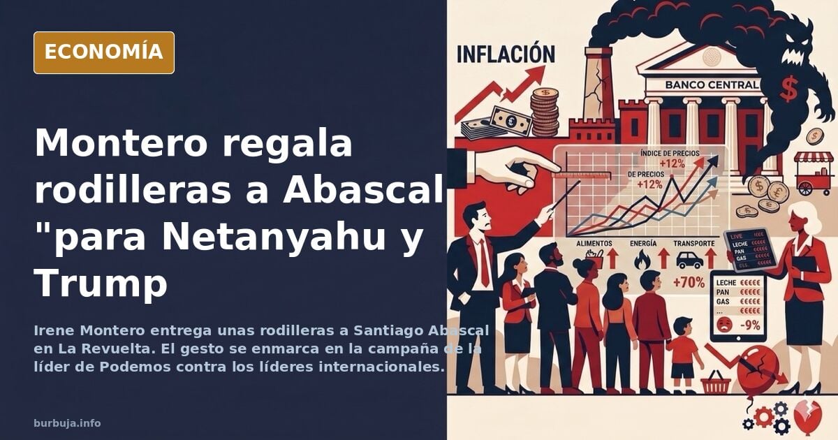 Irene Montero regala rodilleras a Abascal en La Revuelta