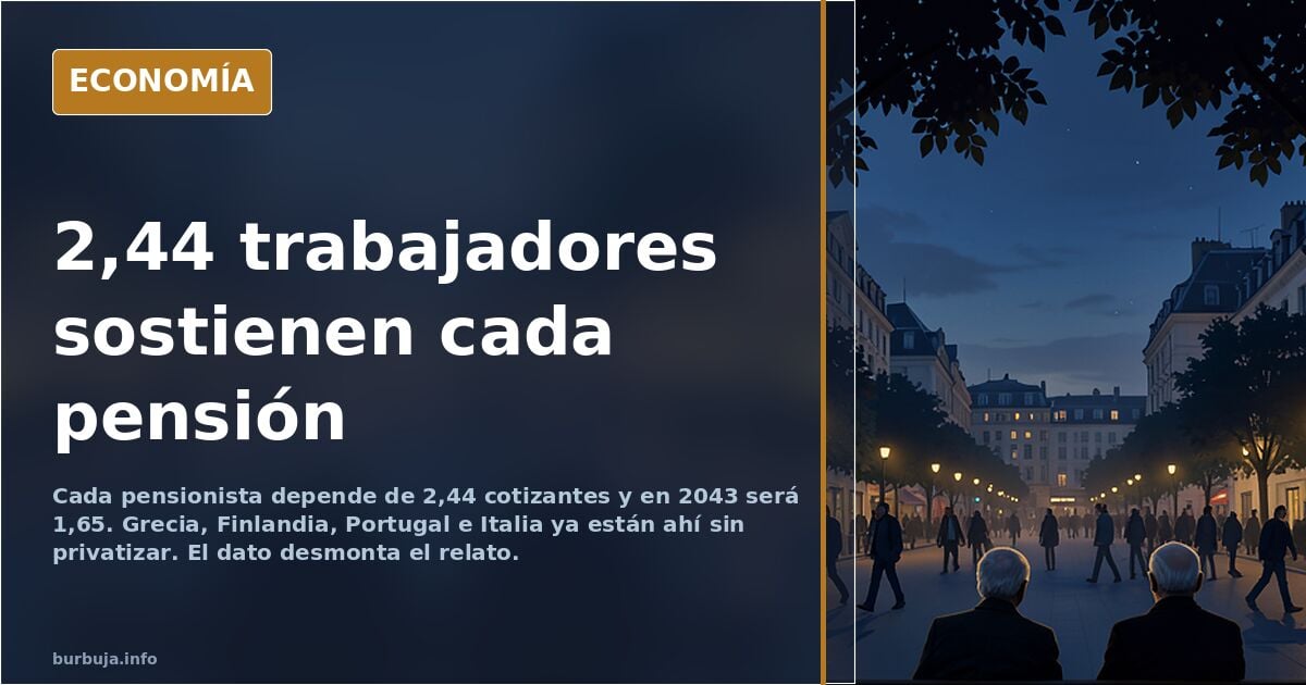 El dato que desmonta el relato de la insostenibilidad de las pensiones