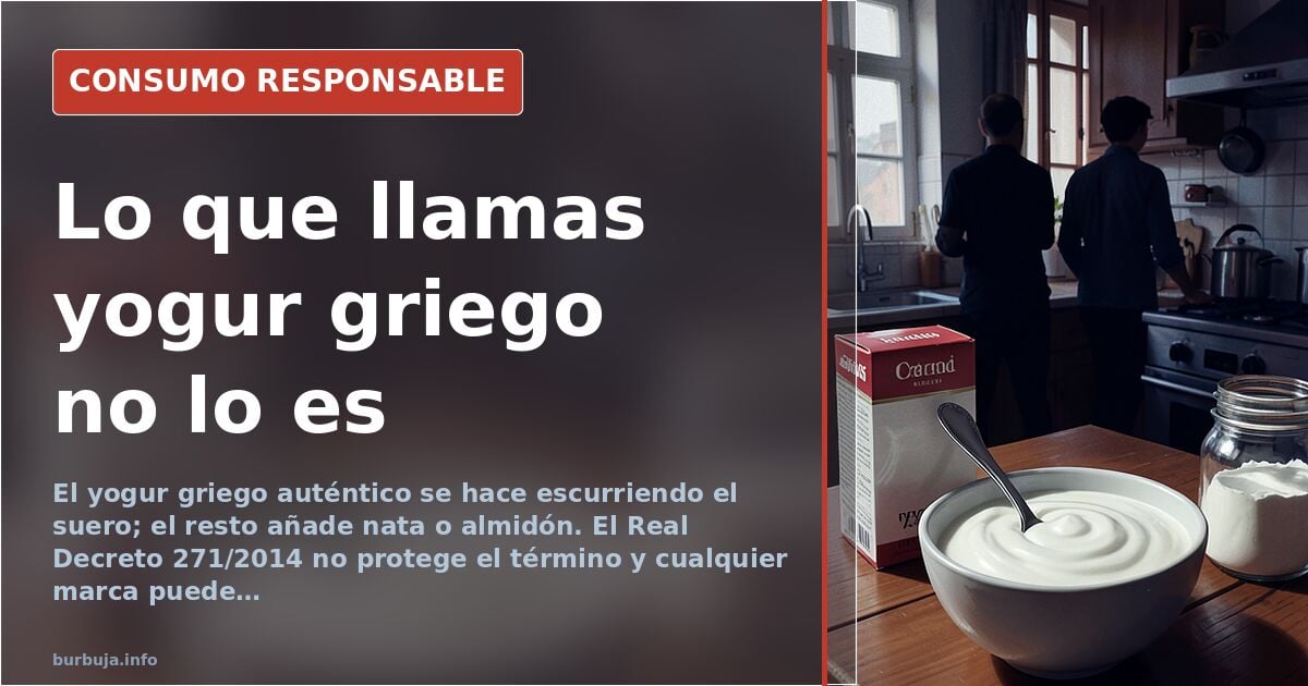 Oikos no es yogur griego: el vacío legal que lo permite