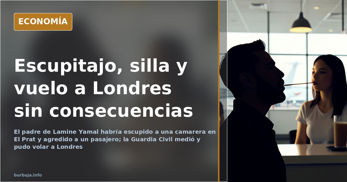 El padre de Lamine Yamal, tras escupir a una camarera en El Prat