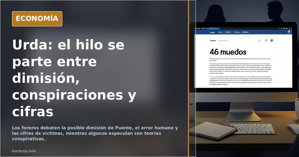Urda: el hilo se parte entre dimisión, conspiraciones y cifras