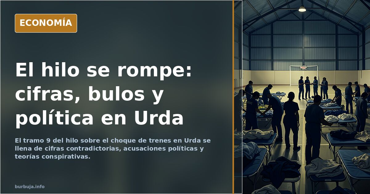 El hilo se rompe: cifras, bulos y política en Urda