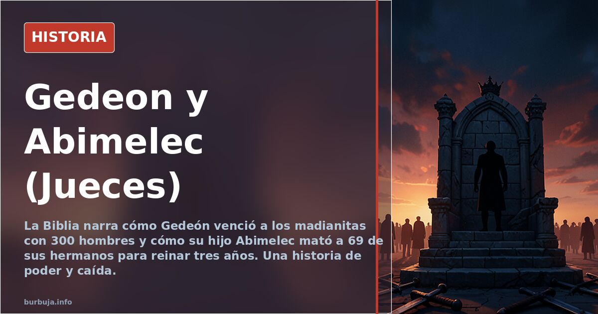Gedeon y Abimelec (Jueces)