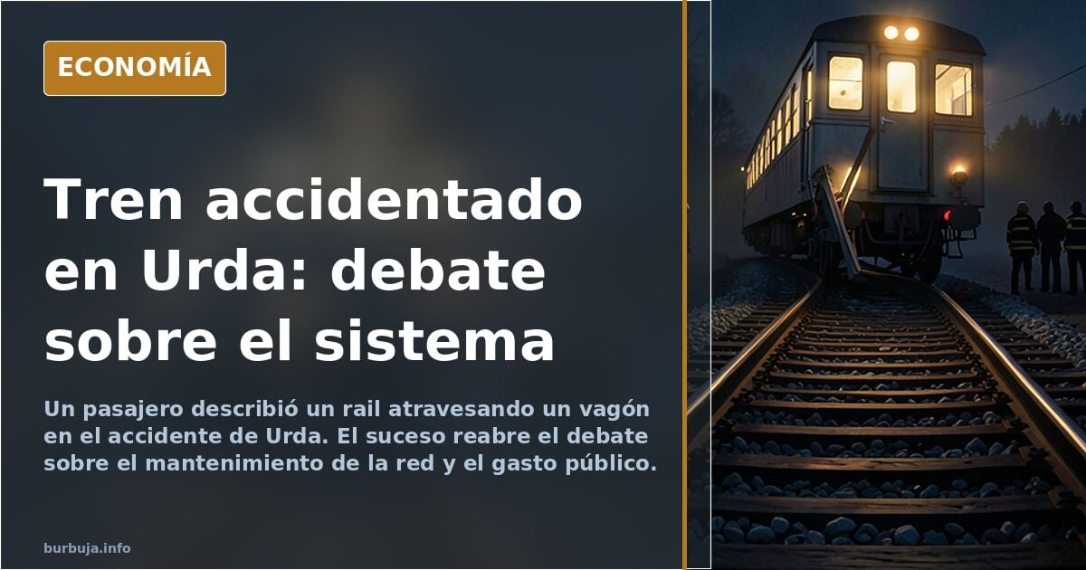 Debate sobre el estado del sistema tras un accidente ferroviario