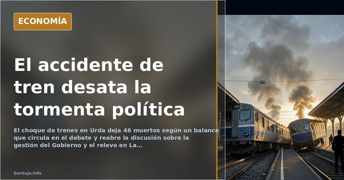 El accidente ferroviario reabre la crisis política y el relevo en el Gobierno