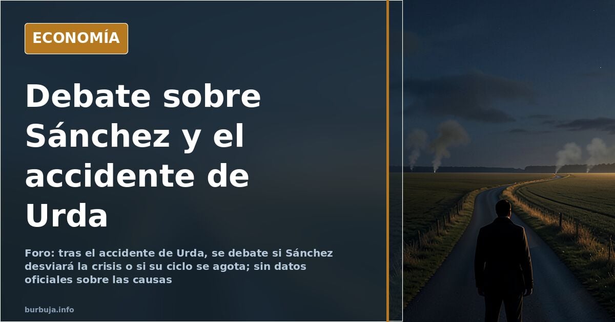 El accidente ferroviario pone a prueba la resistencia política de Sánchez
