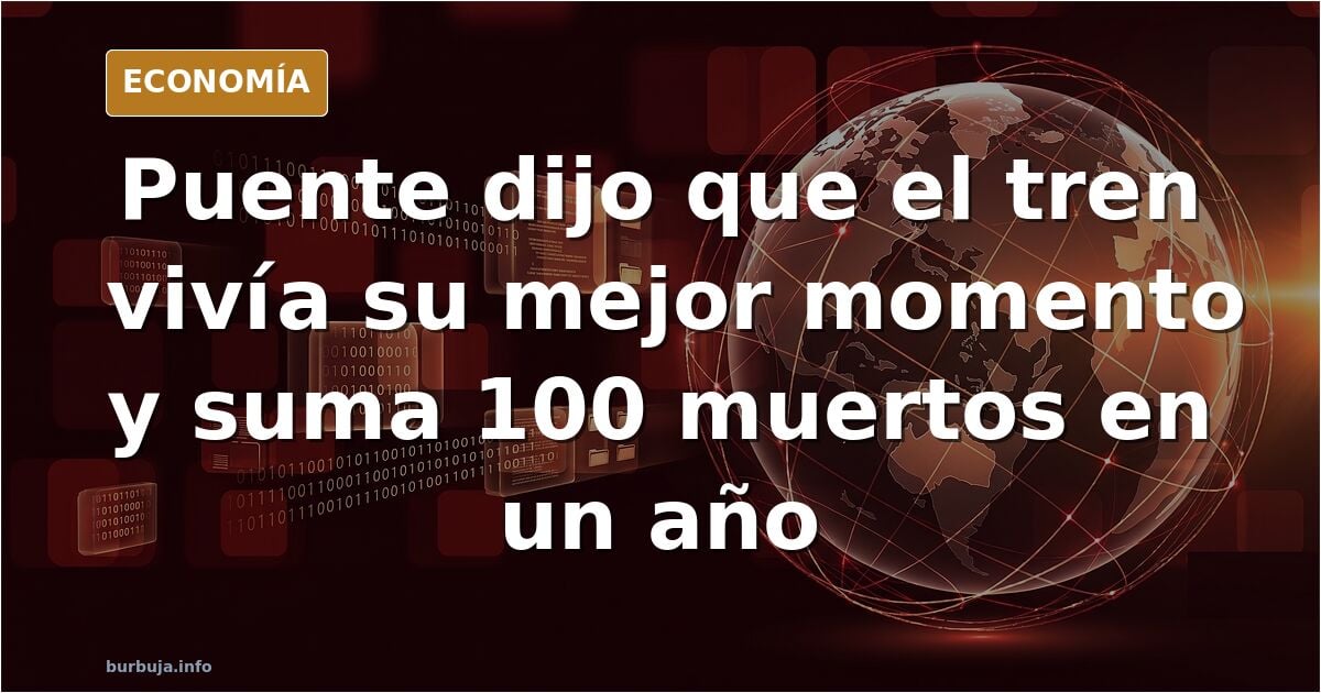 "El ferrocarril vive el mejor momento de su historia", el "harakiri" verbal de Óscar Puente: más de 100 muertos en menos de un año.