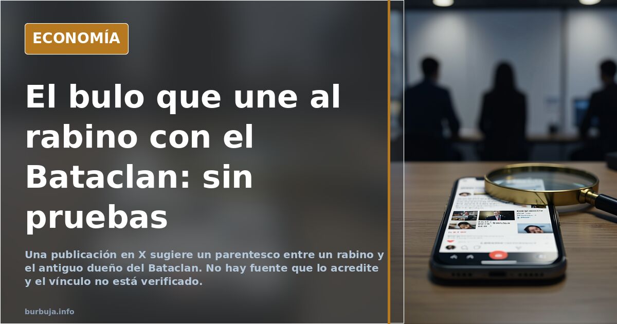 Aguas sucias: el rabino que llama a DEGOLLAR EUROPEOS y CRISTIANOS, es hermano del dueño de Bataclan, donde se cometio un atentado "islamista"