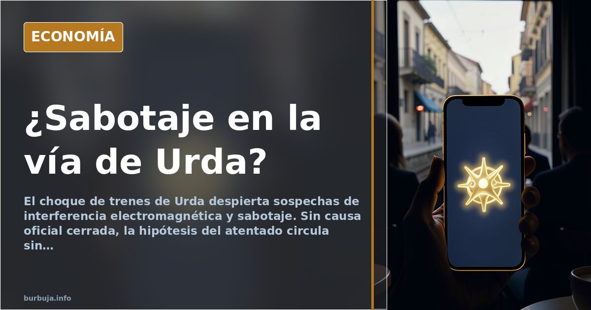 Sospecha de interferencia en el choque de trenes de Urda