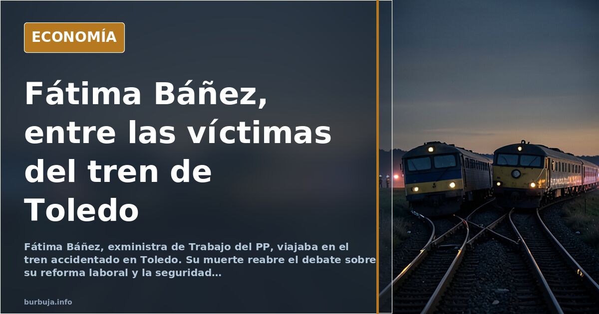 Fátima Báñez, exministra del PP, muere en el accidente de Urda