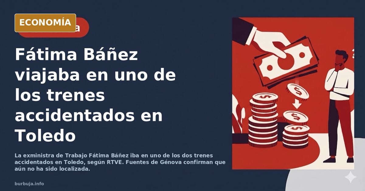 Ex ministra del PP Fátima Bañez ha muerto en el accidente ferroviario de hoy. DEP..