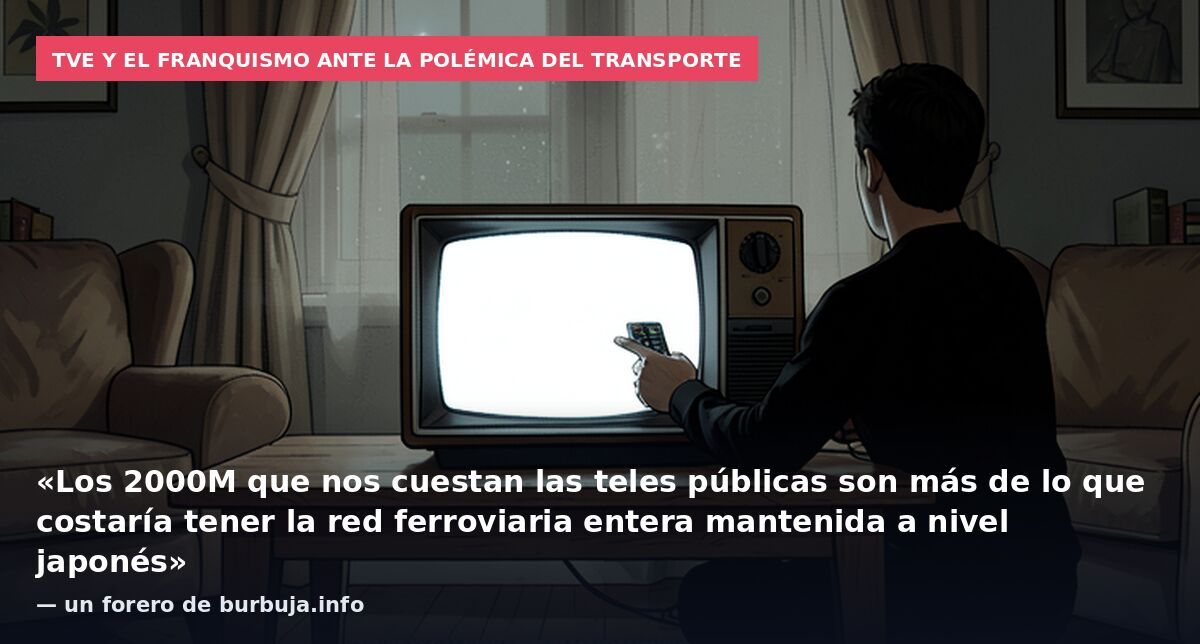 En TVE se ponen a hablar de un accidente ferroviario de 1944