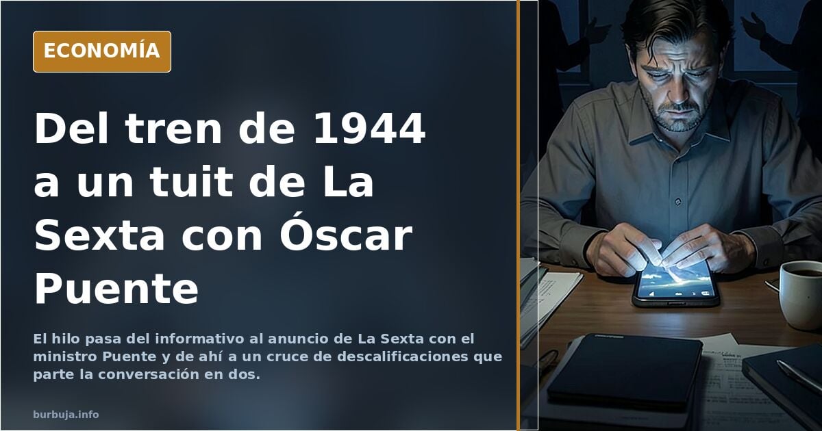 En TVE se ponen a hablar de un accidente ferroviario de 1944