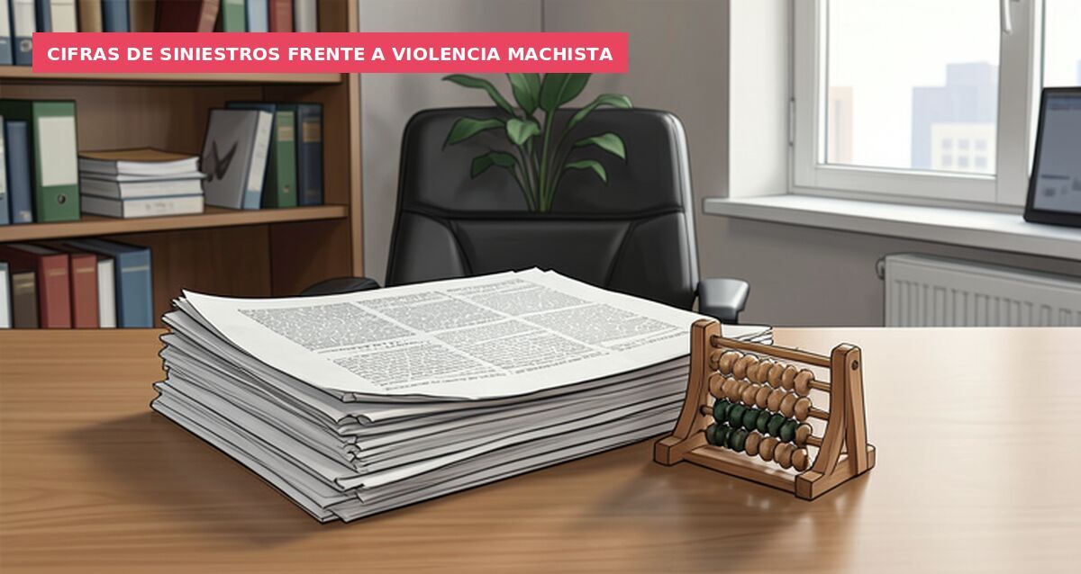 Cifras de siniestros frente a violencia machista