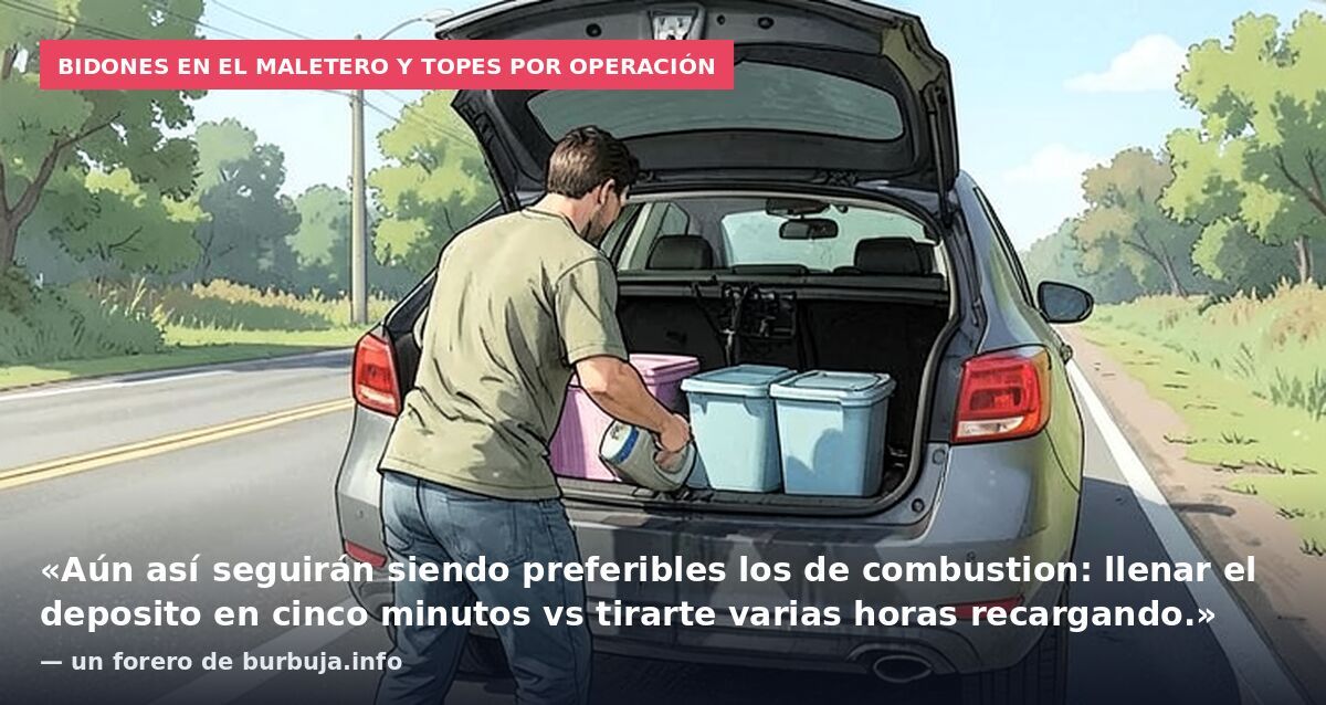 Los coches nuevos no podrán llevar depósitos grandes: el nuevo plan de la UE que enfada a muchos.