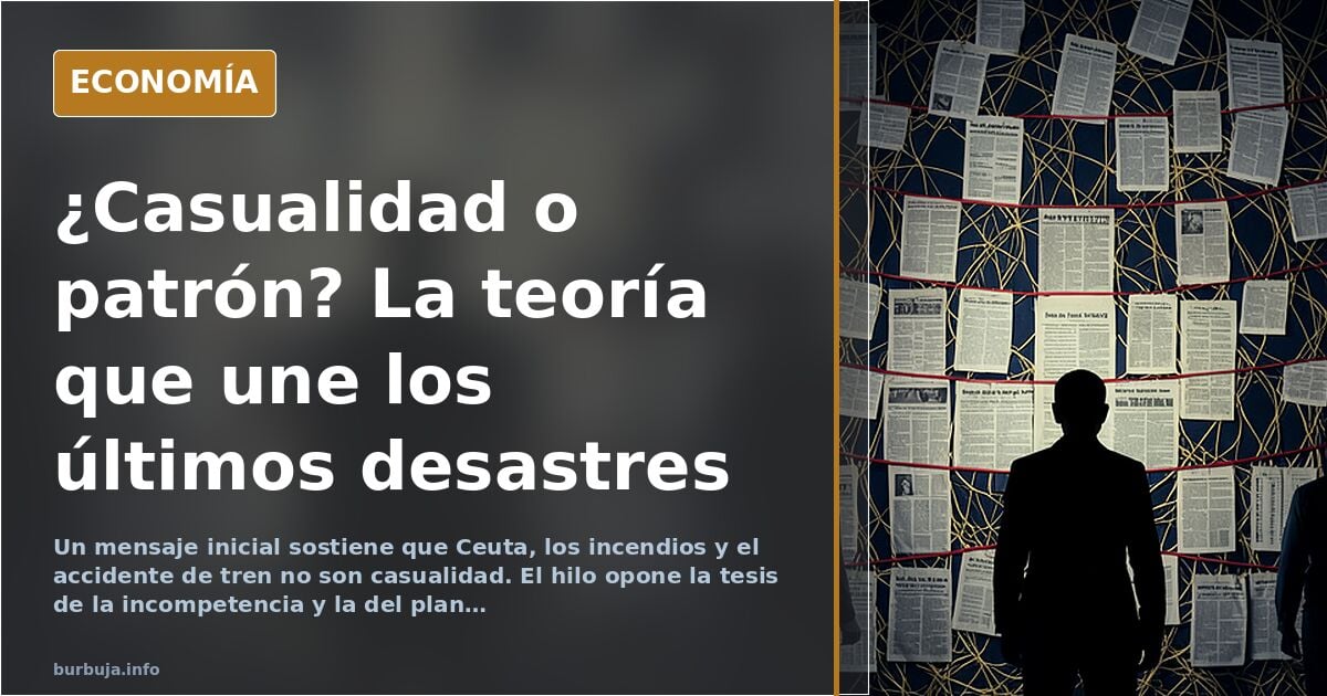 Ceuta, saqueos, incendios y trenes: el relato de la casualidad