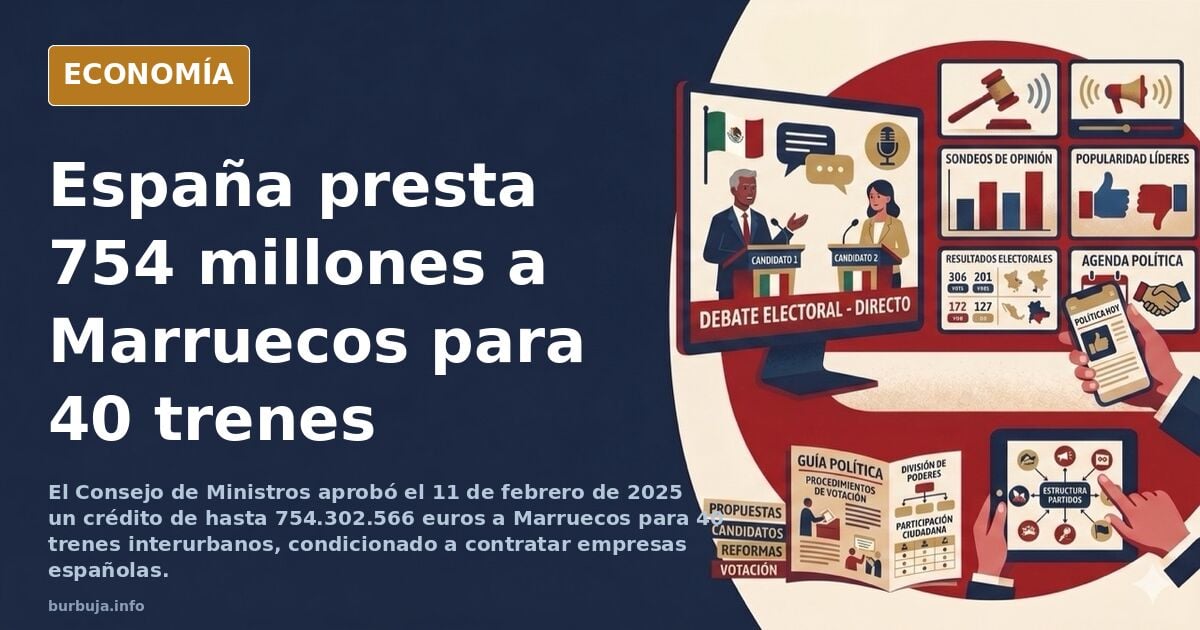 SANCHEZ financia con 755 millones la modernización de los trenes de Marruecos