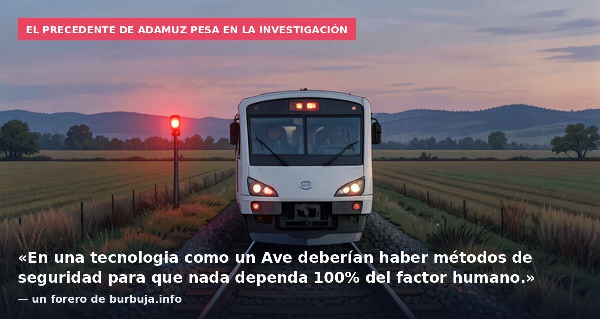 Accidente Ave Urda 28-10 en el punto 119. Han pasado 9 meses y 11 días del de Adamuz