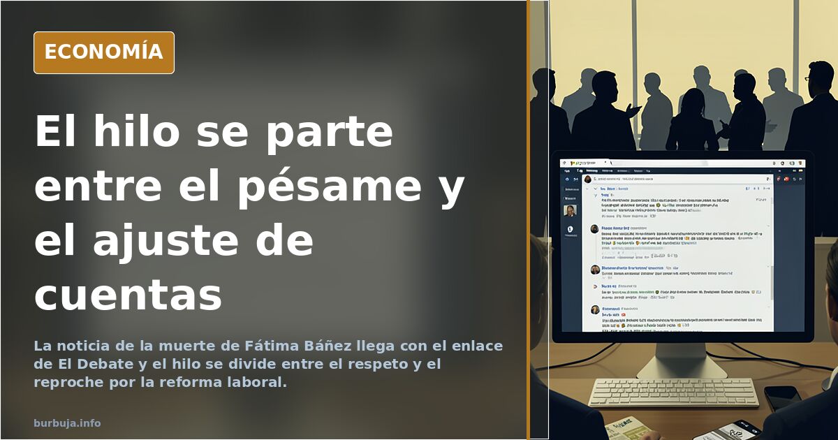 El hilo se parte entre el pésame y el ajuste de cuentas
