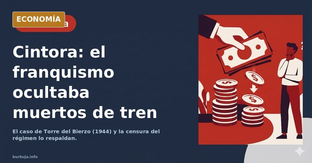 Cintora y los muertos que el franquismo ocultó en accidentes de tren