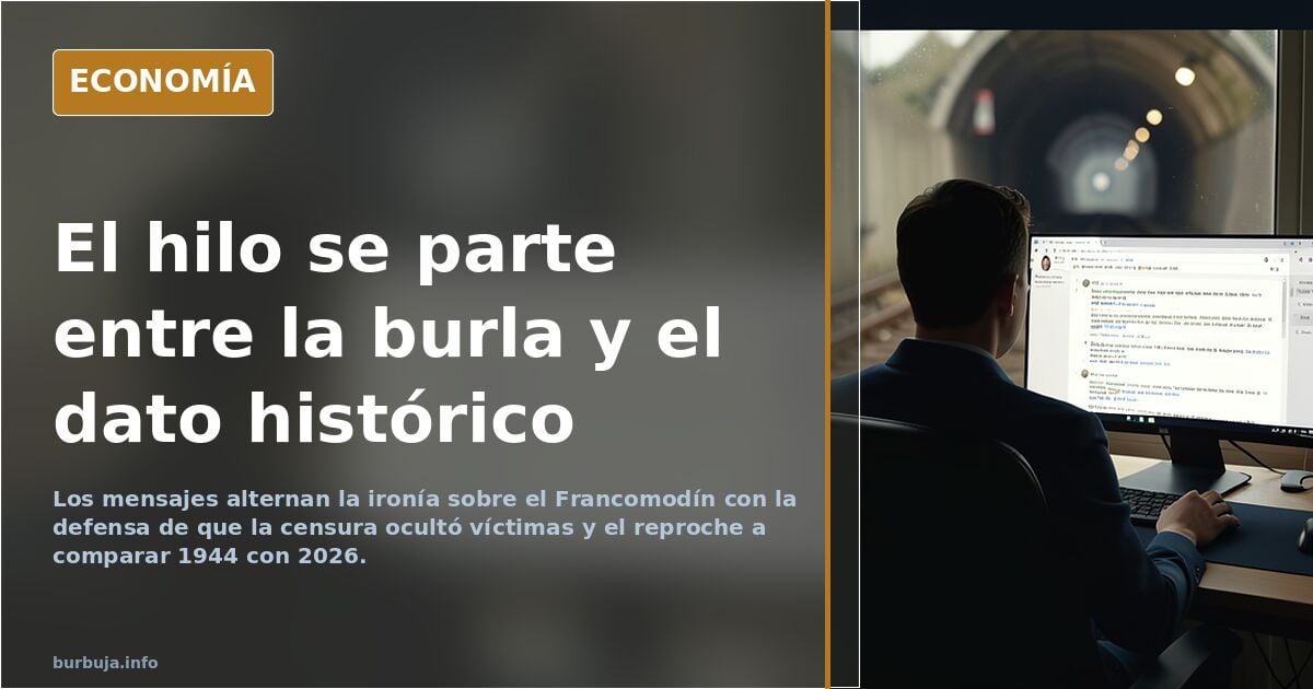 No es broma: Cintora dice que durante el franquismo se ocultaban los perecidos en accidentes de tren