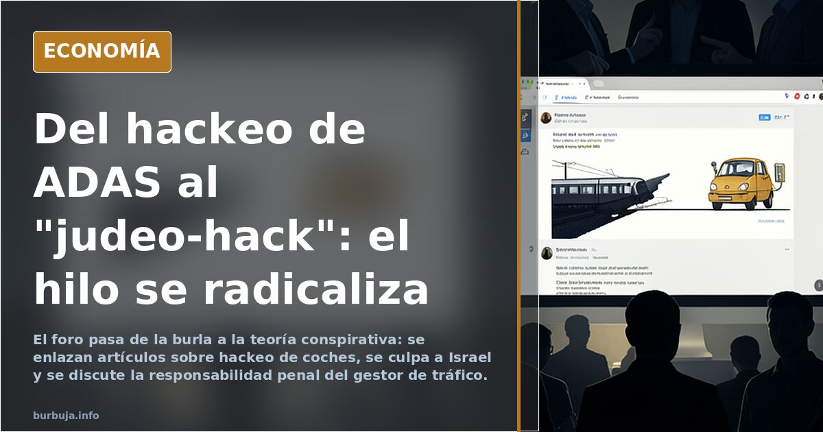 Del hackeo de ADAS al "judeo-hack": el hilo se radicaliza