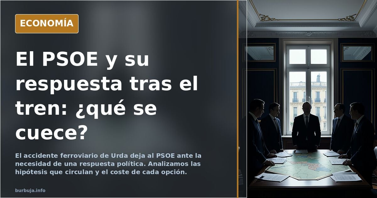 El PSOE afronta la crisis del tren con un giro de guion