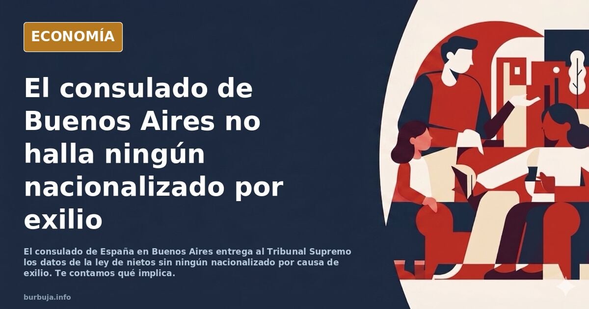 Pucherazo MASIVO: el consulado de Buenos Aires confirma al Tribunal Supremo que ningún nieto fue nacionalizado por causa de exilio