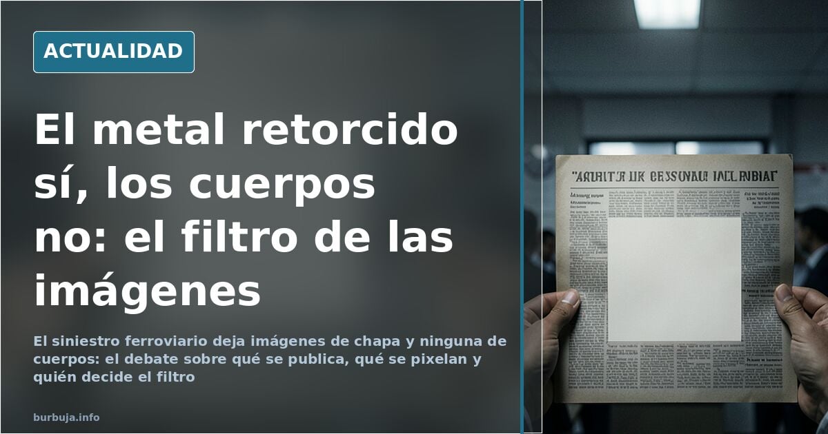 Por qué no se publican imágenes de los trenes siniestrados