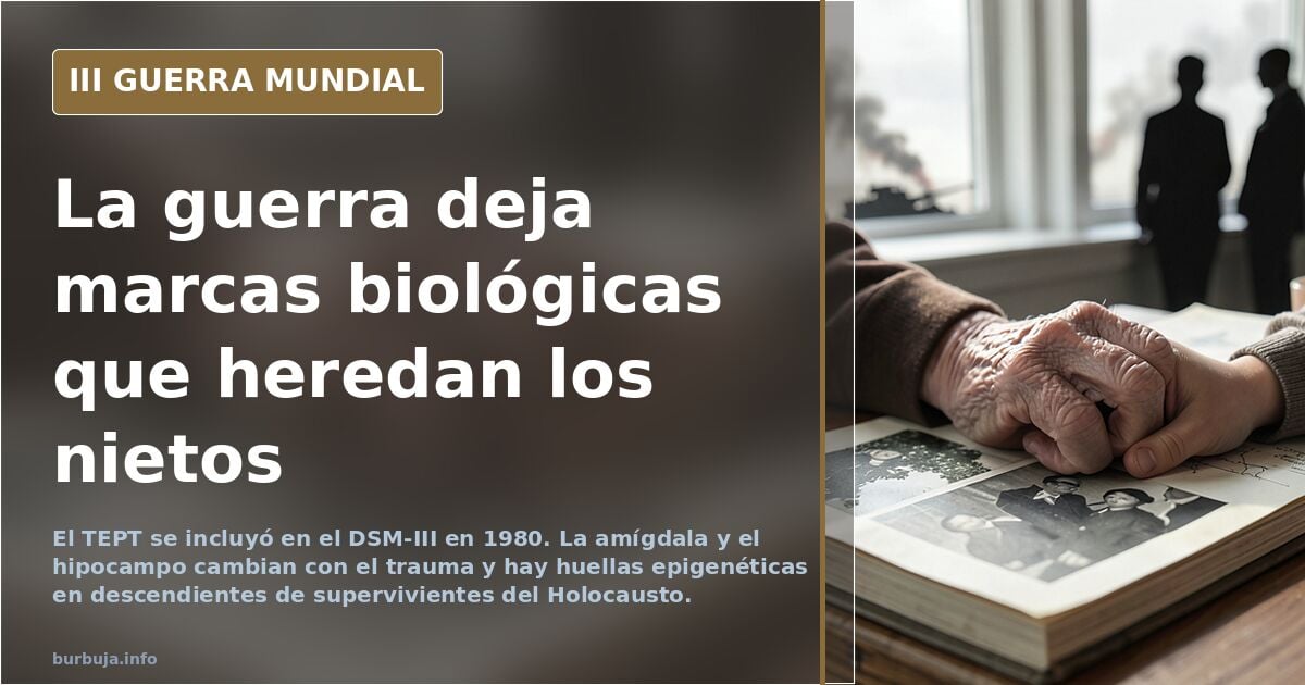 Lo que le hace la guerra a un hombre (según la ciencia).