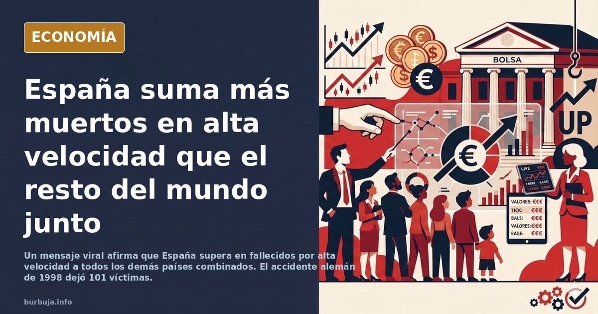 España ya es el país con más fallecidos en alta velocidad, más que todo el resto de países combinados en toda su historia.