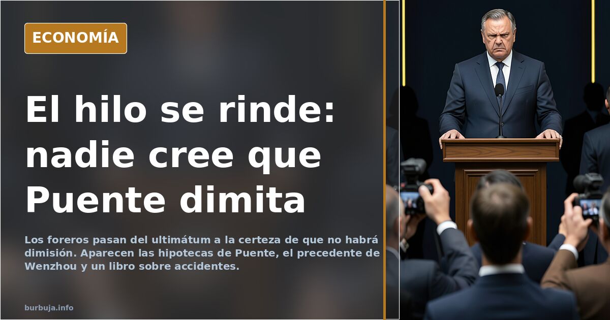 Oscar Puente dimitirá en 72 horas