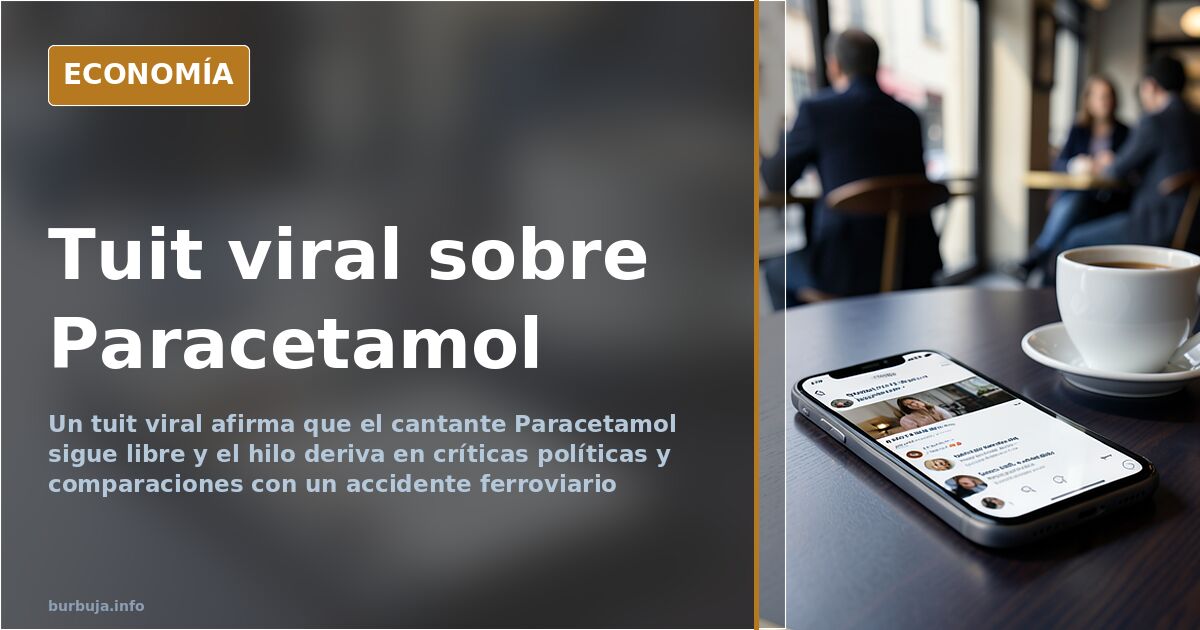 Un tuit niega la detención de Paracetamol y aviva el debate