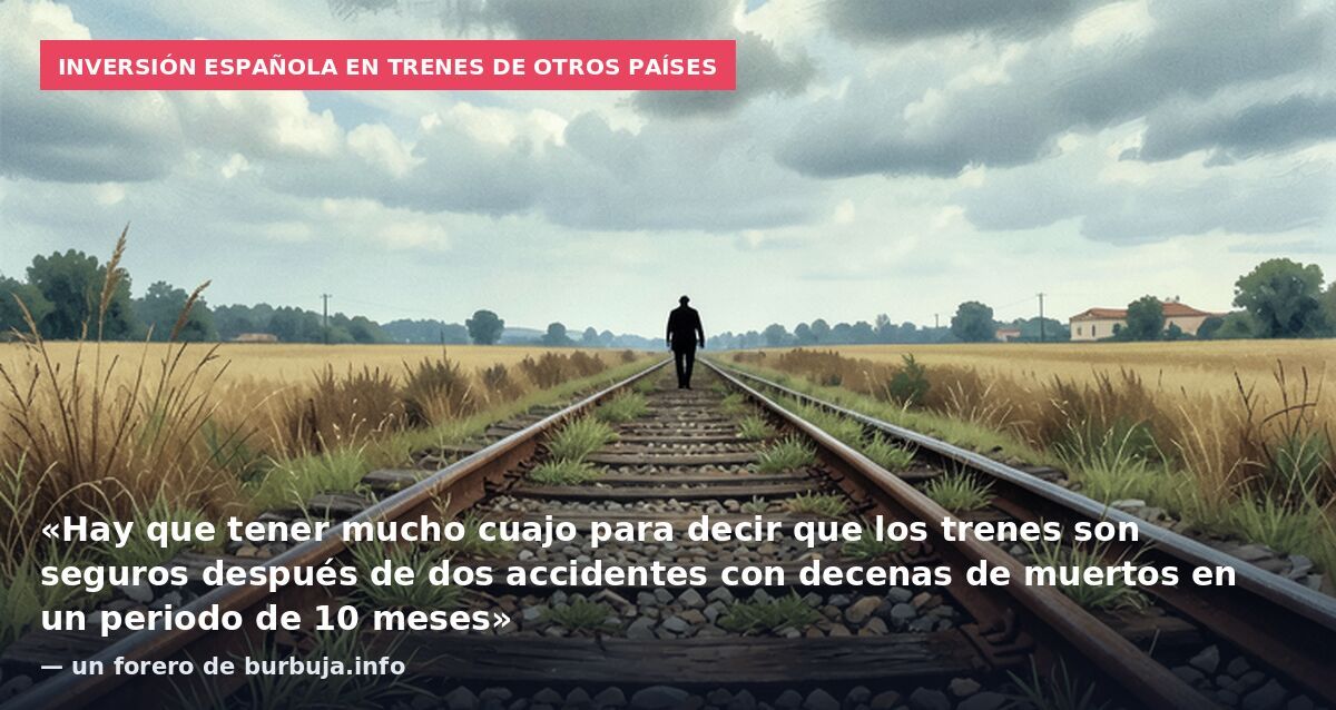 VIDEO de Sánchez: la red ferroviaria es segura y la falta de inversión es "una mentira colosal"