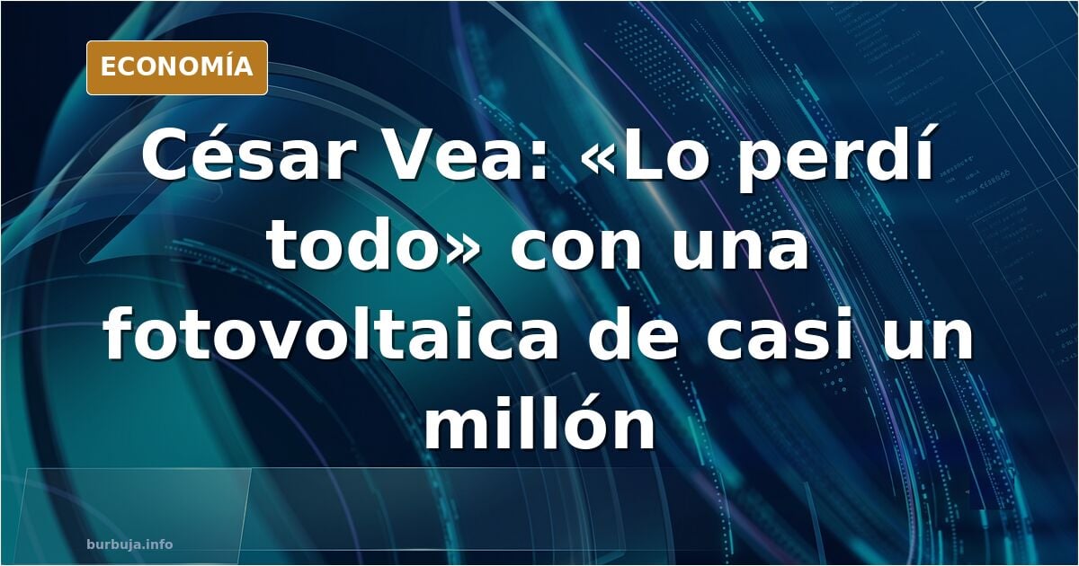 El protagonista de una mítica serie de Antena 3, arruinado por invertir en energías renovables: "Lo perdí todo"