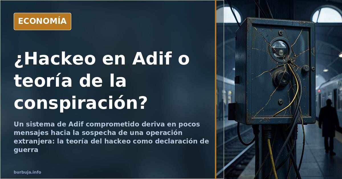 El hackeo de Adif y la teoría que culpa a Israel