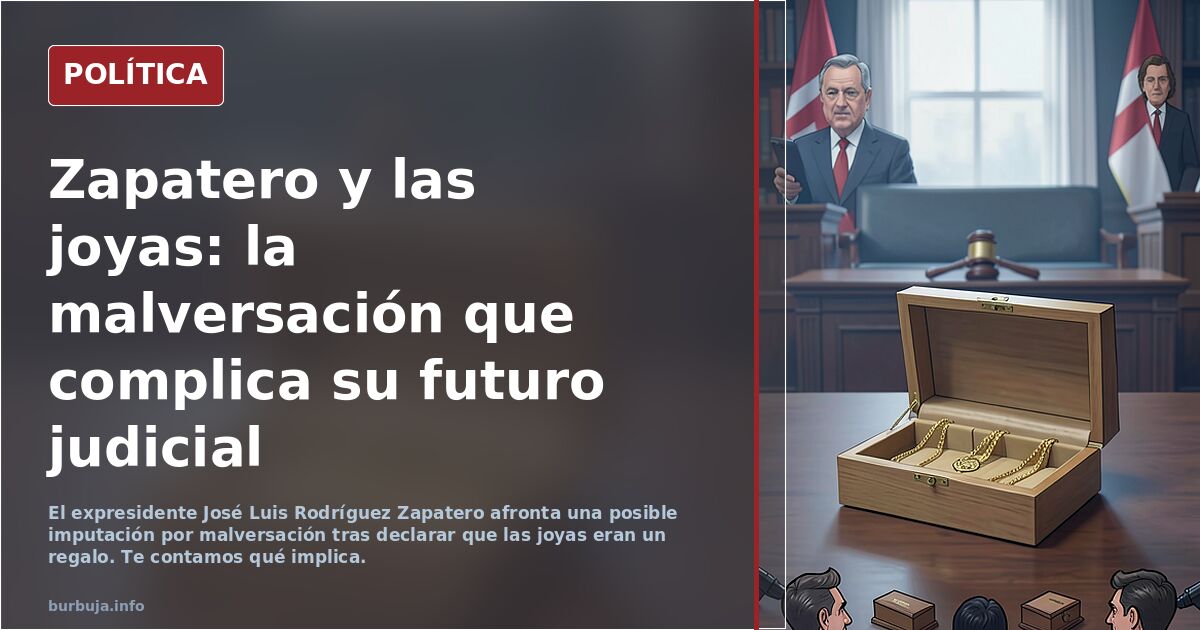 ¿Irá finalmente Zapatero a prisión?